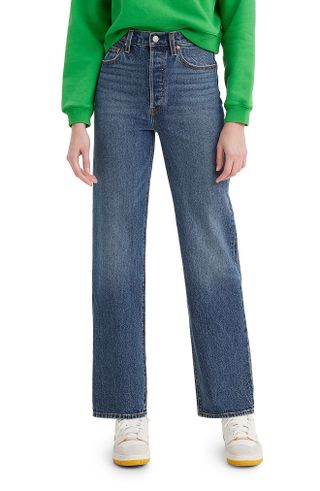 Levi's + Ribcage High Waist Wide Leg Jeans in Valley View