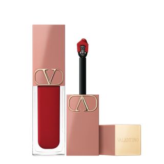 Valentino + Liquirosso 2 in 1 Soft Matte Liquid Lipstick & Blush in Take the Lipstick and Run