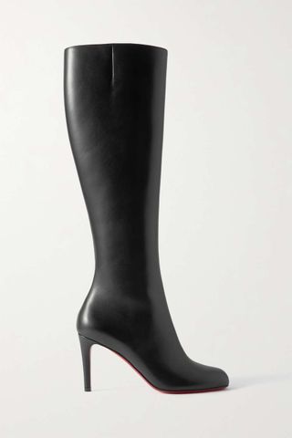 Christian Louboutin + Pumppie 85 Leather Knee Boots
