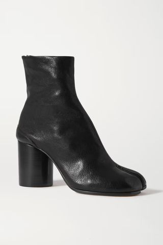 Maison Margiela + Tabi Split-Toe Leather Ankle Boots