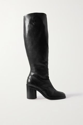 Maison Margiela + Tabi Leather Knee Boots