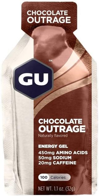 Gu + Energy Original Sports Nutrition Energy Gel, Chocolate Outrage
