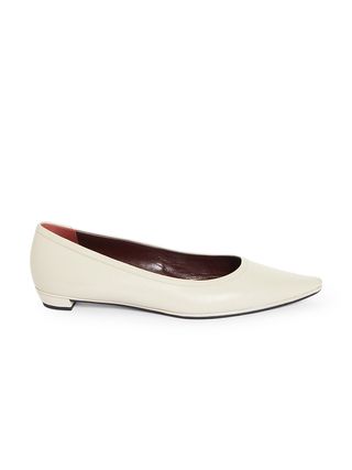 The Row + Claudette Pointed Toe Ballet Flat