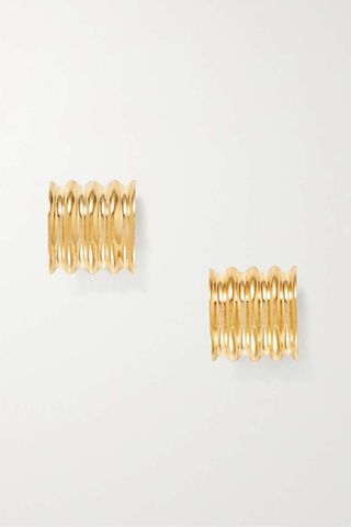 Khaite + Julius Gold-Plated Earrings