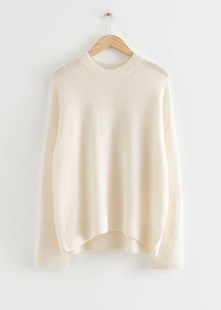 & Other Stories + Relaxed Crewneck Wool Sweater