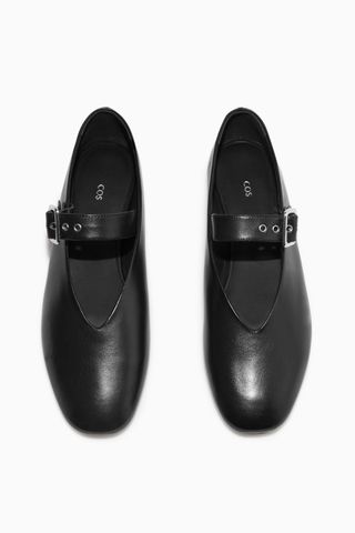 COS + Leather Mary Jane Flat Shoes