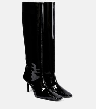 Acne Studios + Patent Leather Knee Boots