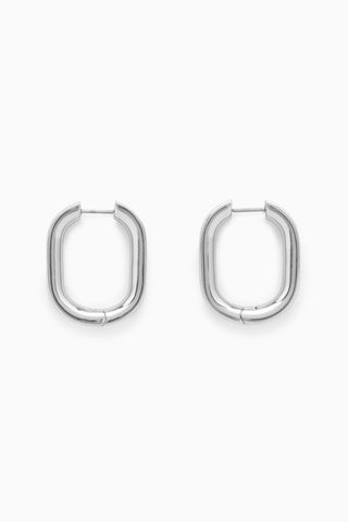 COS + Oval Hoop Earrings