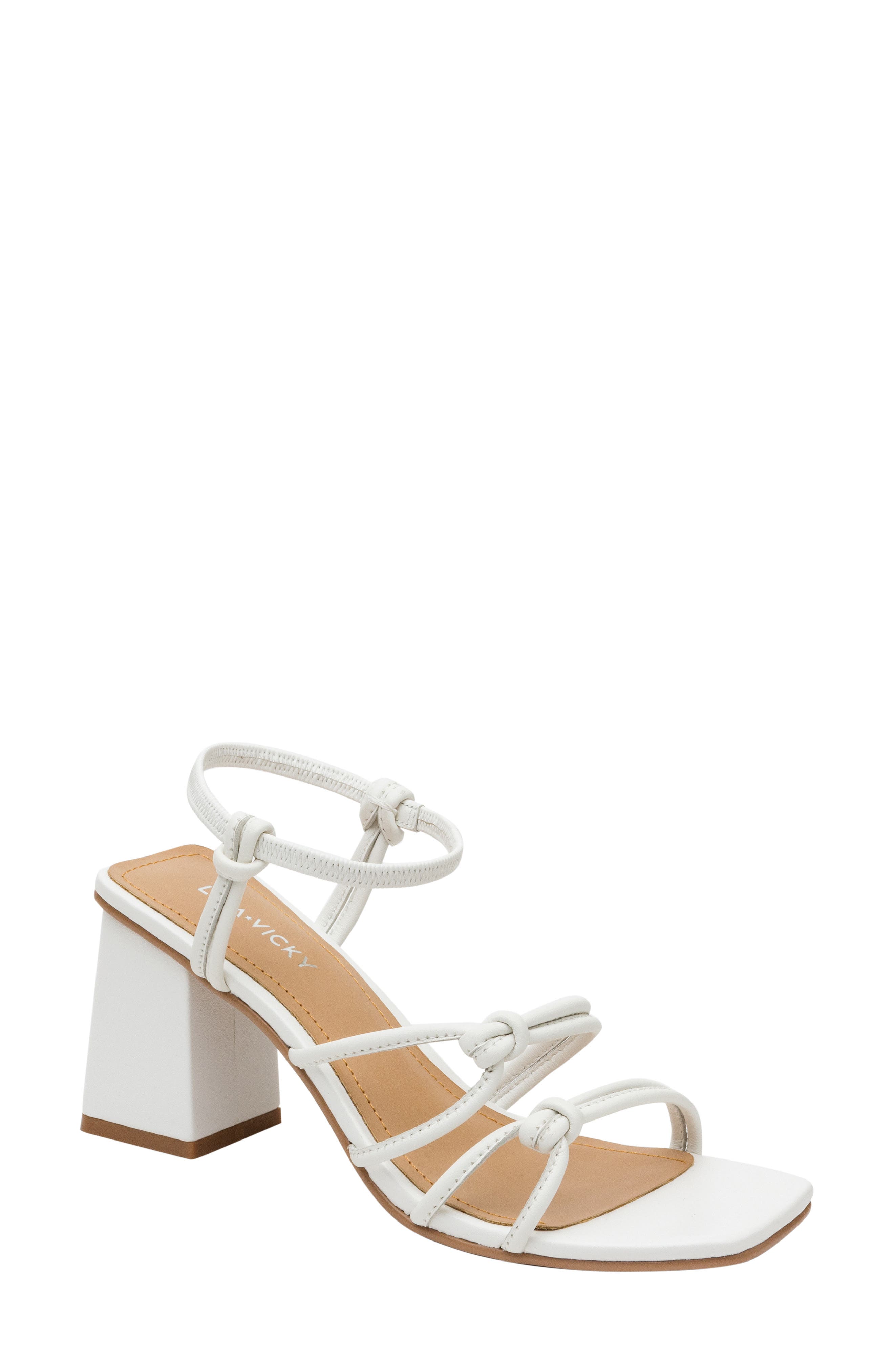 Lisa Vicky + Abloom Strappy Block Heel Sandal
