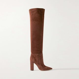Gianvito Rossi + Suede Over-the-Knee Boots