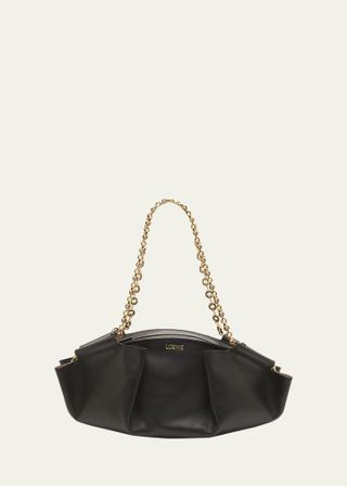 Loewe + Paseo Small Leather Chain Shoulder Bag