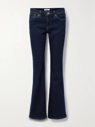 RE/DONE + Baby Boot Mid-Rise Flared Jeans
