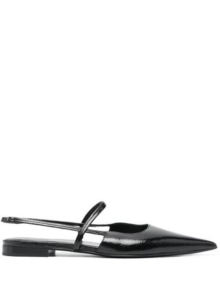 Toteme + The Sharp Slingback Flat Sandals