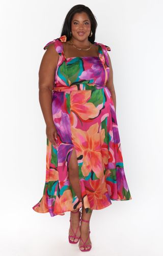 Show Me Your Mumu + Garden Midi Dress in Water Lily