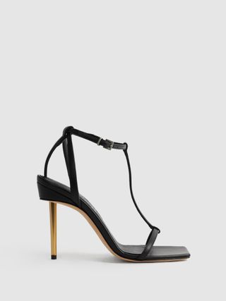 Reiss + Sophia Atelier Italian Leather Strappy Heels