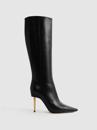 Reiss + Naomi Atelier Italian Leather Knee-High Boots