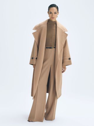 Reiss + Helena Atelier Cashmere Blindseam Coat