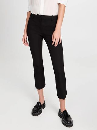 Black Capri Pants, Cropped Trousers