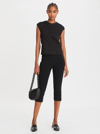 Tory Burch + Crepe Cropped Pants