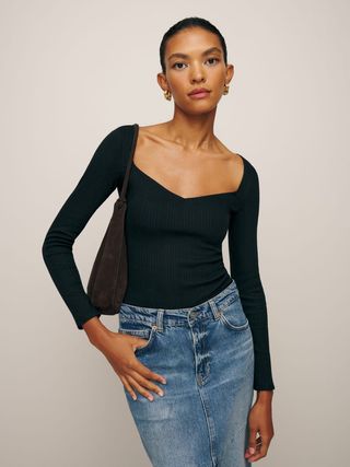 Reformation + Leighton Knit Top