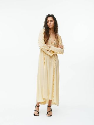 Arket + Frilled Maxi Dress