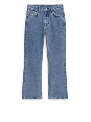 Arket + Fern Cropped Flared Stretch Jeans