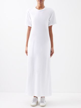 Raey + Recycled-Yarn Relaxed-Fit Jersey T-Shirt Dress