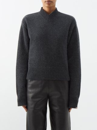 Extreme Cashmere + No.254 Demi High-Neck Cashmere Sweater