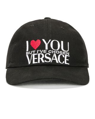 Versace + I Love You Baseball Hat