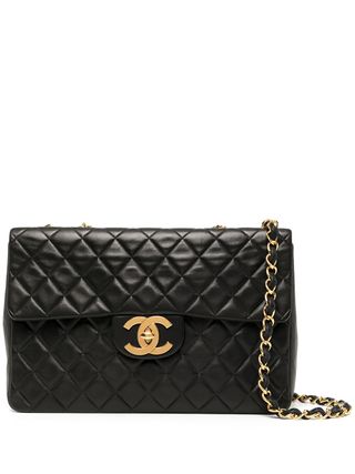 CHANEL Pre-Owned + 1995 Jumbo Classic Flap Shoulder Bag