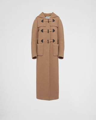 Prada + Long Velour Duffle Coat
