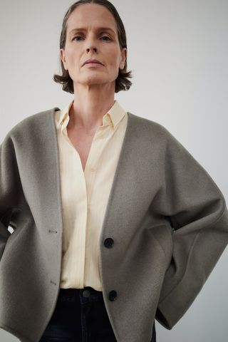 Zara + Wool Kimono Jacket