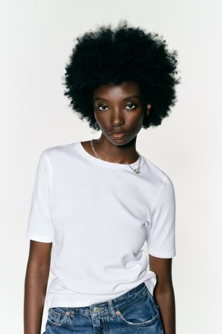 Zara + Washed Cotton Shirt