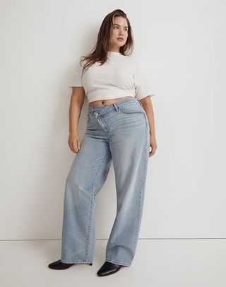 Madewell x Molly Dickson + Crossover Baggy Straight Jeans