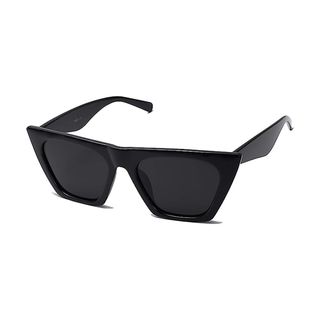 Sojos + Trendy Oversized Square Cateye Sunglasses