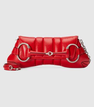 Gucci + Horsebit Chain Medium Shoulder Bag