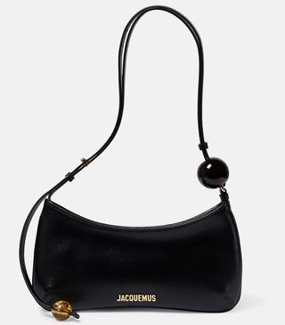 Jacquemus + Le Bisou Perle Small Leather Shoulder Bag