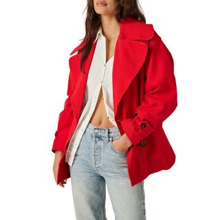 Free People + Solid Highands Swing Coat