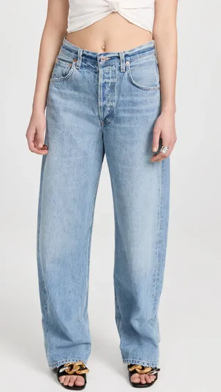 Citizens of Humanity + Ayla Baggy Cuffed Crop Jeans