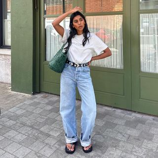 Claudia Mom Jeans White