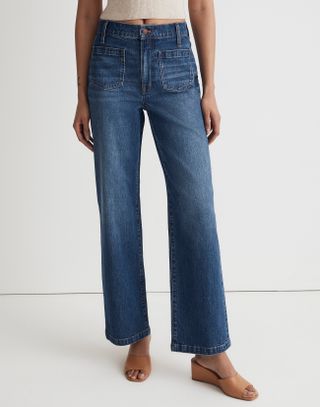 Madewell + The Perfect Vintage Wide-Leg Jeans