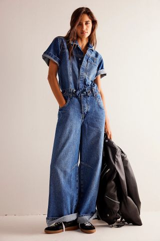 Free People + We The Free Edison Wide-Leg Coverall