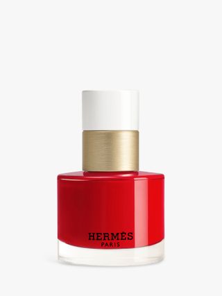Hermès + Les Mains Hermès Nail Enamel in 64 Rouge Casaque