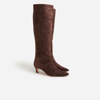 J.Crew + Stevie Knee-High Ankle Boots in Suede