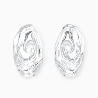 COS + Oversized Organic-Shaped Clip-On Earrings