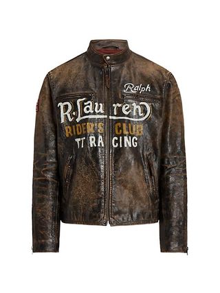 Polo Ralph Lauren + Leather Racer Bomber Jacket