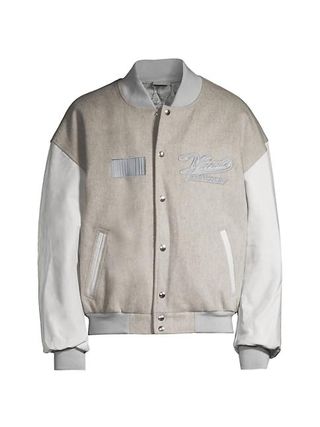Vtmnts + Wool Varsity Bomber Jacket