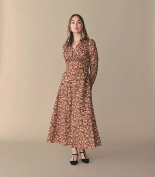Dôen + Milana Dress in Mulberry Vine Floral