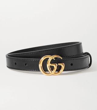Gucci + GG Marmont Leather Belt