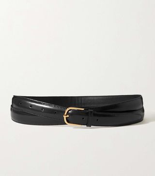 Toteme + Glossed-Leather Belt